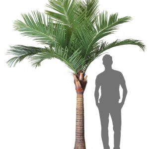 STKD9011 PALMERA COCOTERO ARTIFICIAL 280 CM BASE METAL