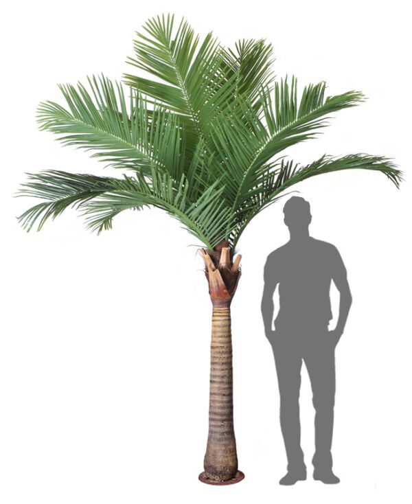 STKD9011 PALMERA COCOTERO ARTIFICIAL 280 CM BASE METAL