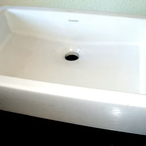 Lavabo sobre encimera rectangular