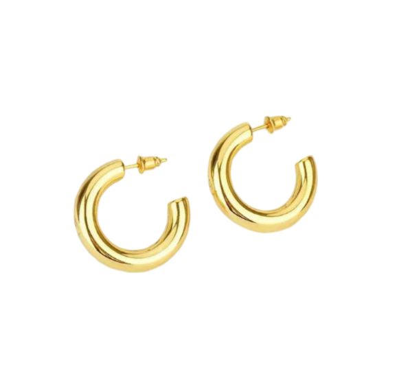 PENDIENTES DORADOS "C"