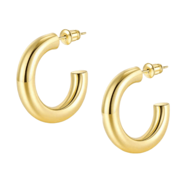 PENDIENTES DORADOS "C"